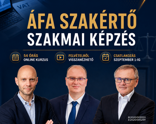 ÁFA szakértő szakmai képzés